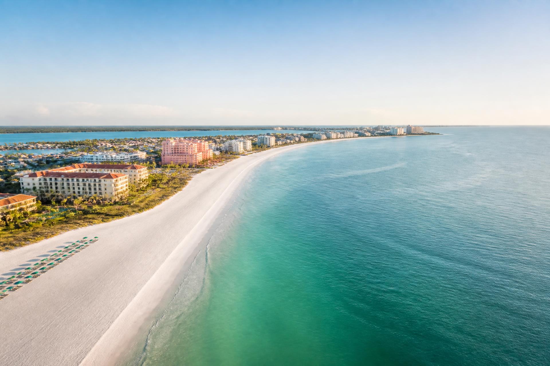 Sunny Pinellas County Gulf beach