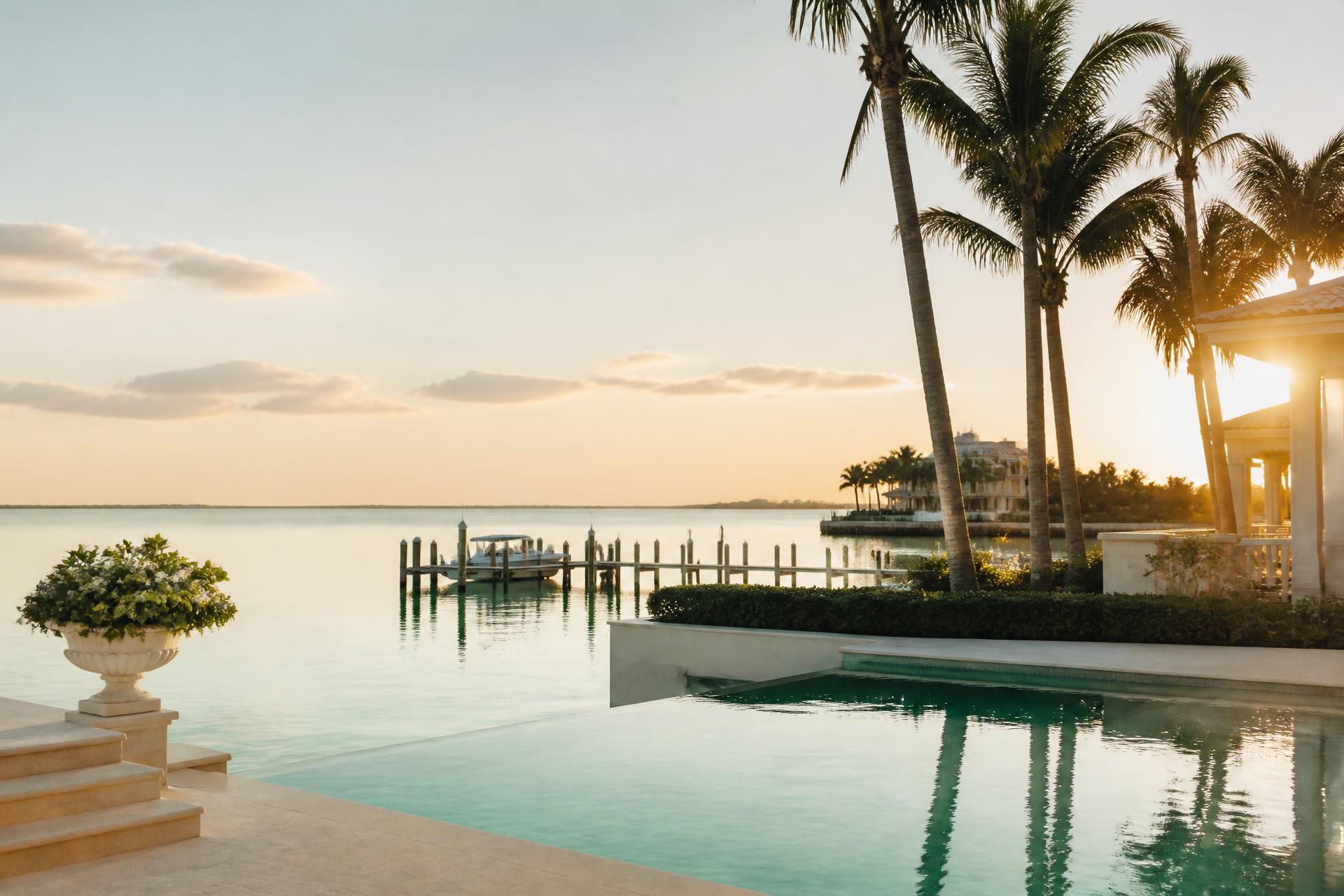 Golden-hour waterfront in Pinellas County